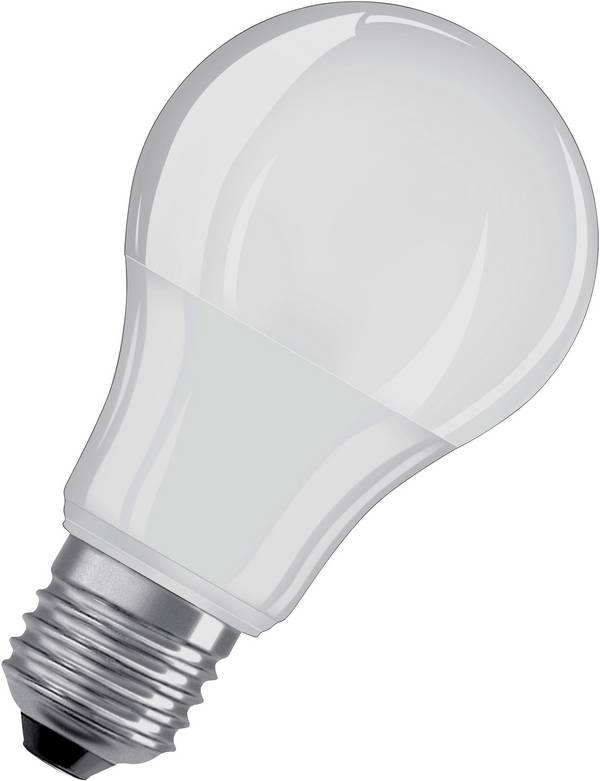 OSRAM HOMELIGHTING 4058075428300 LED Energetická třída (EEK2021) F (A - G) E27 klasická žárovka 4.9 W = 40 W teplá bílá  se snímačem denního světla 1 ks