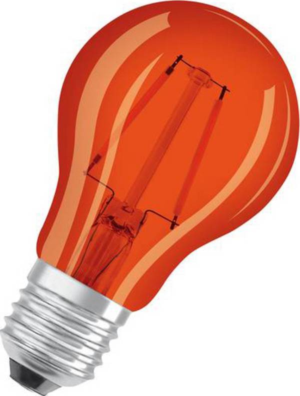 OSRAM HOMELIGHTING 4058075433960 LED Energetická třída (EEK2021) G (A - G) E27 klasická žárovka 2.5 W = 17 W oranžová (Ø x v) 60 mm x 105 mm nestmívatelné 1 ks