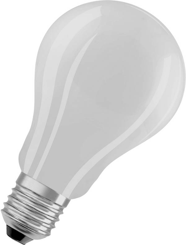 OSRAM HOMELIGHTING 4058075437326 LED Energetická třída (EEK2021) D (A - G) E27 klasická žárovka 18 W = 150 W teplá bílá (Ø x v) 70 mm x 128 mm stmívatelná 1 ks