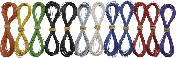 TAMS Elektronik 73-09100-12 lanko pro modelářskou železnici 1 x 0.04 mm² barevná