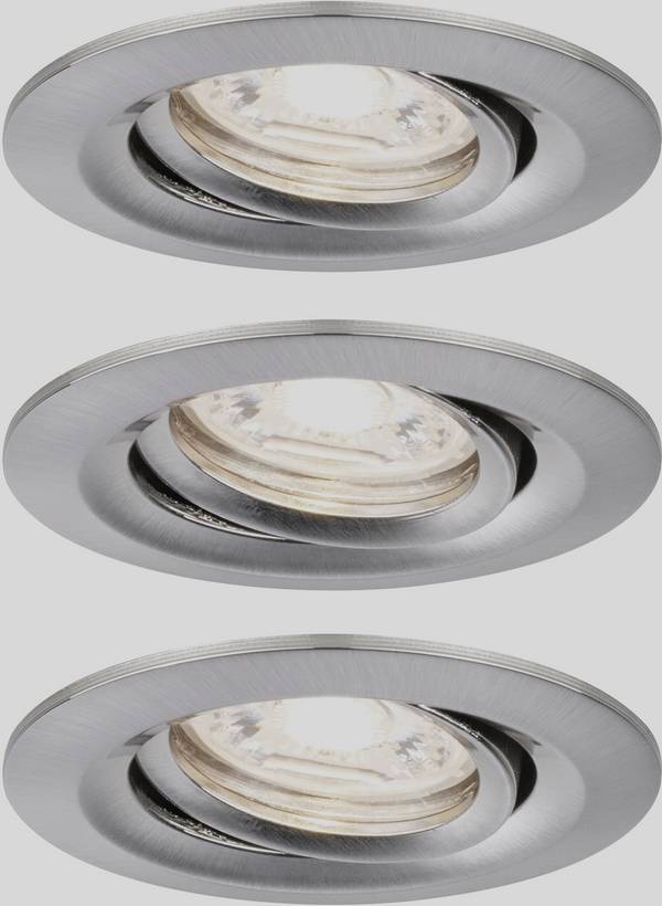 Paulmann 94295 EBL Nova mini Coin LED vestavné svítidlo, LED modul, LED, 4 W, železo, sada 3 ks