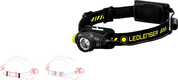 Ledlenser H5R Work LED čelovka, napájeno akumulátorem, 500 lm, 2 h, 502194