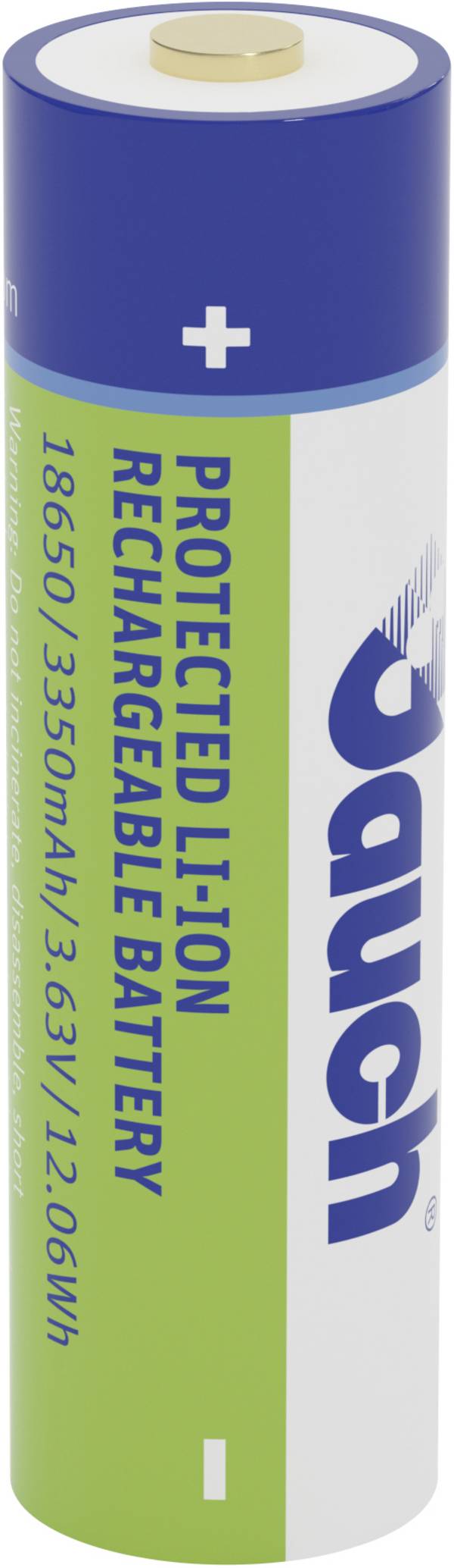 Jauch Quartz LI18650JL Protected speciální akumulátor 18650  Li-Ion 3.6 V 3350 mAh 1 ks