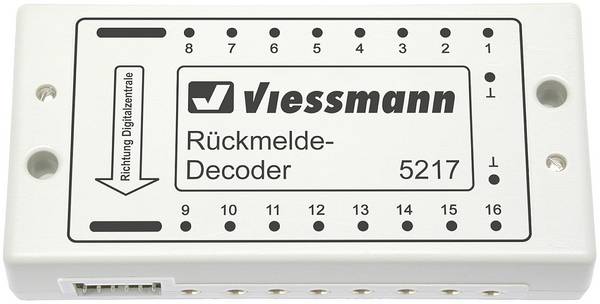 Viessmann Modelltechnik 5217 s88-Bus dekodér zpětného hlášení modul, s kabelem, se zástrčkou