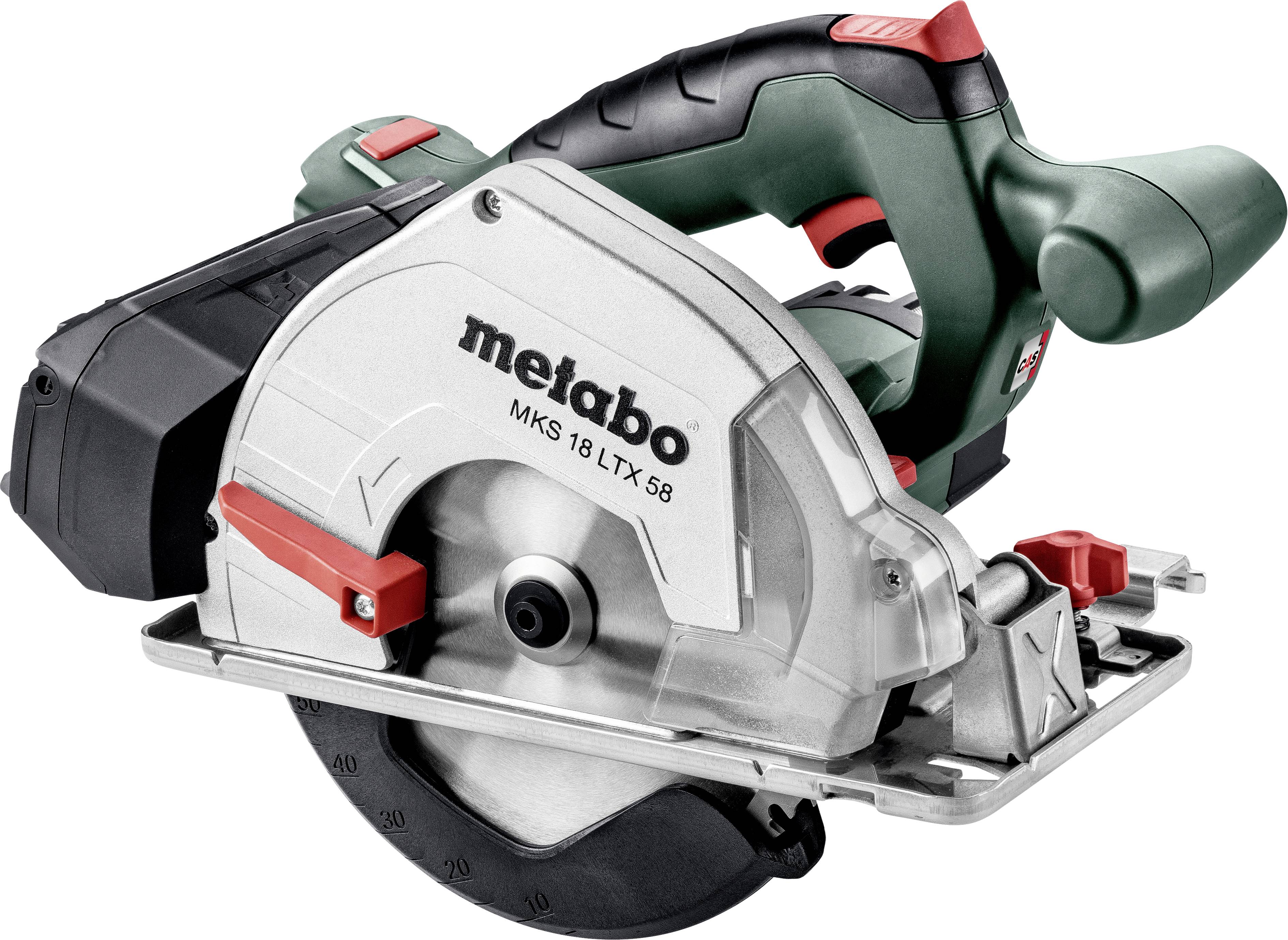 Metabo MKS 18 LTX 58 aku ruční kotoučová pila, max. řez 58 mm, 18 V, 600771890