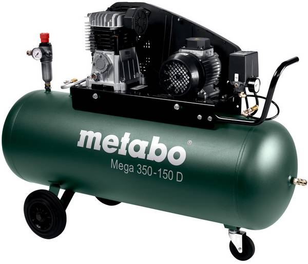 Metabo pístový kompresor Mega 350-150 D 150 l