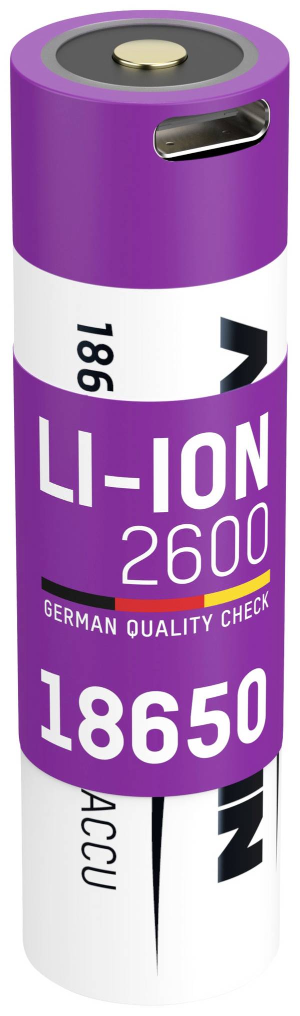Ansmann 18650-2,6 USB-C® akumulátor 18650  Li-Ion 3.7 V 2600 mAh 1 ks