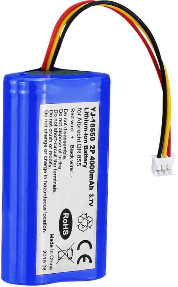 Albrecht 4000mA DR 855 / DR 860 radioakumulátor   4000 mAh