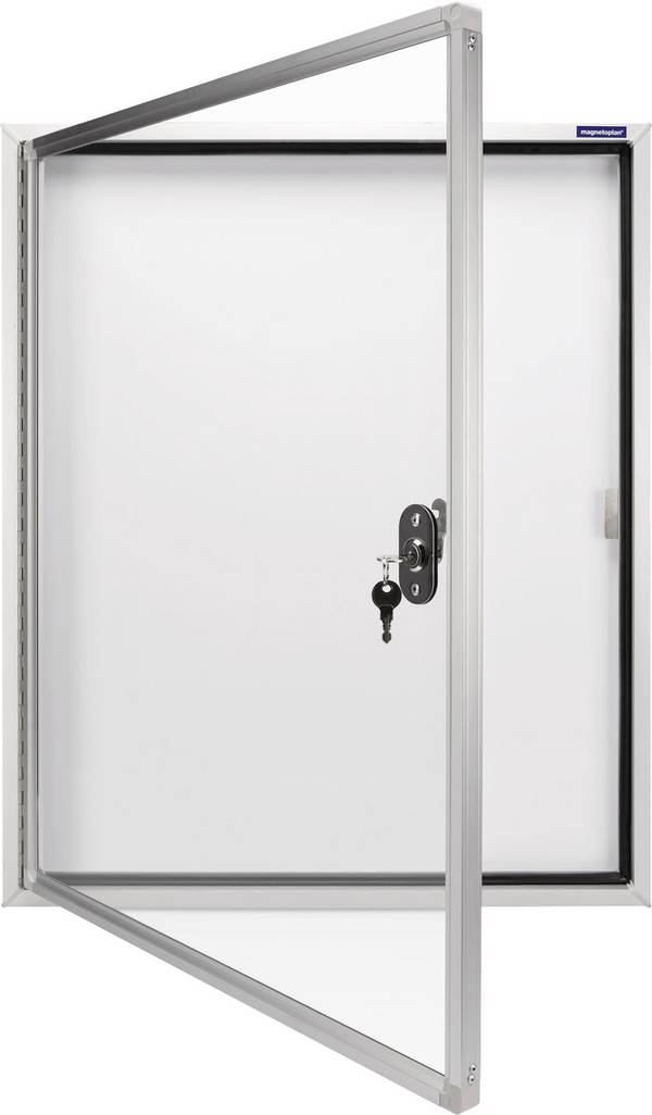magnetoplan vitrína  1214300 Použití pro formát papíru: 12 x DIN A4  venkovní prostor 1214300 hliník bílá 1 ks