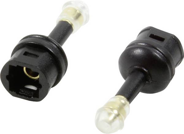 LogiLink CA1014 Adapter Toslink audio adaptér [1x Toslink zásuvka (ODT) - 1x Toslink  zástrčka (ODT)] černá