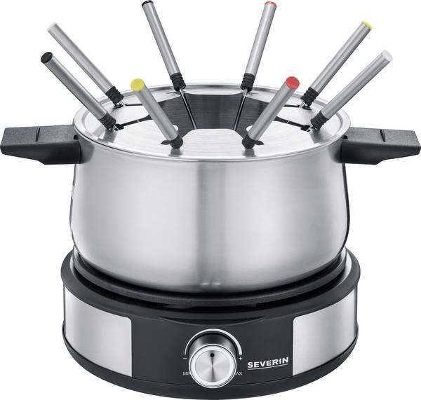 Severin 2471 fondue 1500 W plynulý regulátor teploty nerezová ocel, černá