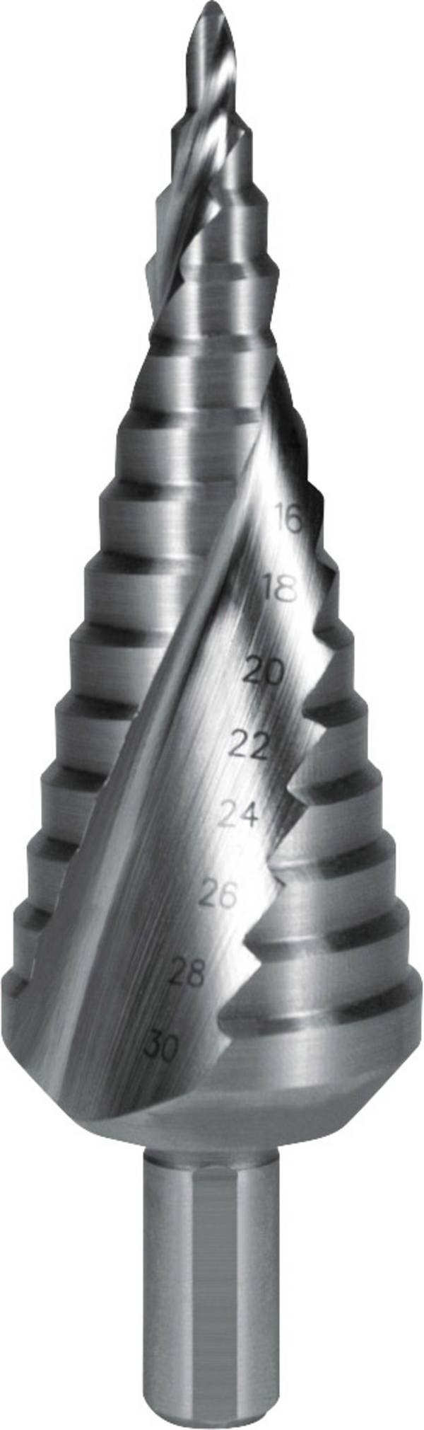 RUKO 101052 101052 HSS stupňovitý vrták Celková délka 100 mm Trojboká stopka 1 ks