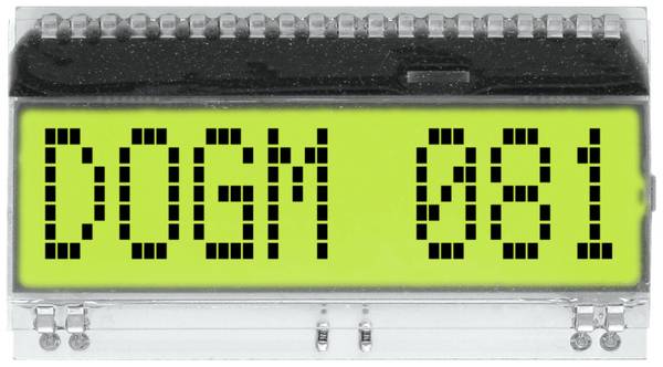 DISPLAY VISIONS 7segmentový displej žlutozelená 11.97 mm 3.3 V, 5 V Počet číslic: 1