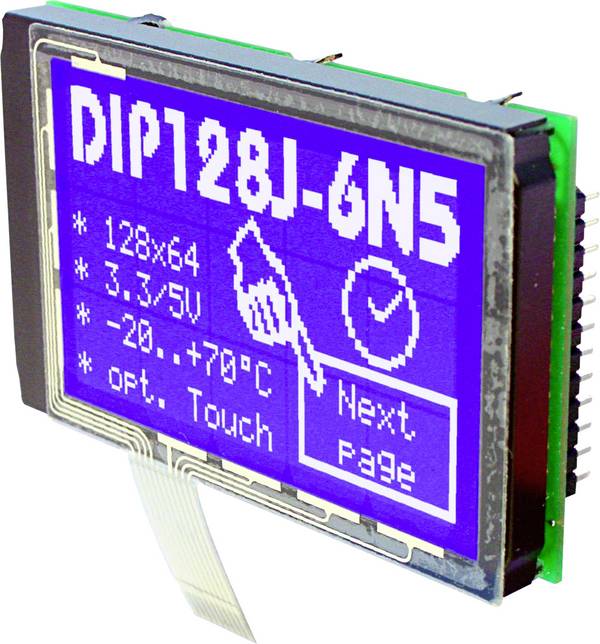 DISPLAY VISIONS LCD displej (š x v x h) 75 x 45.8 x 10.8 mm