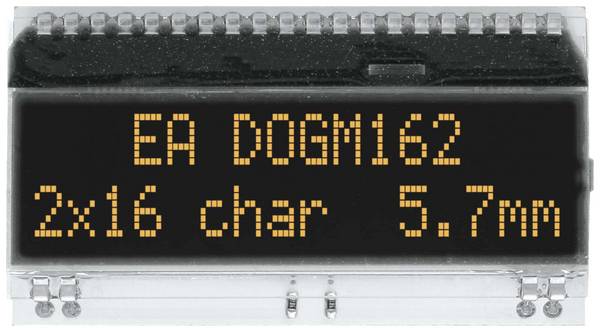 DISPLAY VISIONS 7segmentový displej žlutozelená 5.57 mm 3.3 V, 5 V Počet číslic: 2 EADOGM162L-A.