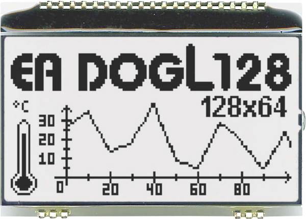 DISPLAY VISIONS LCD displej (š x v x h) 68 x 51 x 2.8 mm
