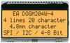 DISPLAY VISIONS 7segmentový displej bílá 4.80 mm 3.3 V, 5 V Počet číslic: 4 EADOGM204W-A