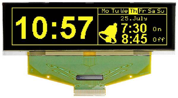 DISPLAY VISIONS OLED displej (š x v x h) 88 x 27.8 x 2.05 mm