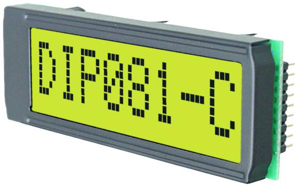 DISPLAY VISIONS 7segmentový displej žlutá 11.48 mm 5 V Počet číslic: 1 EADIP081-CNLED