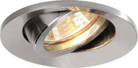 Brumberg 211015 211015 vestavné svítidlo, halogenová žárovka, GX5.3, 50 W, niklová