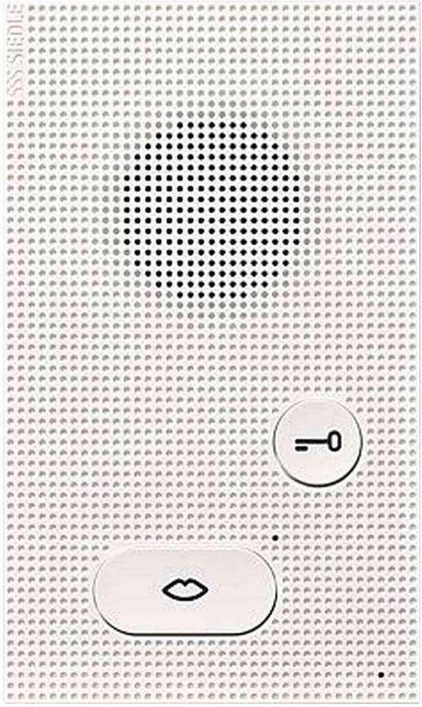 Siedle AIB 150-01 kabelový domovní telefon vnitřní audio jednotka, bílá, 200049080-01