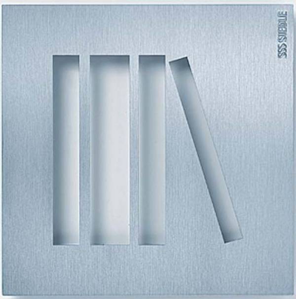 informační tabule  knihovna  (d x š x v) 154 x 154 x 11 mm    1 ks