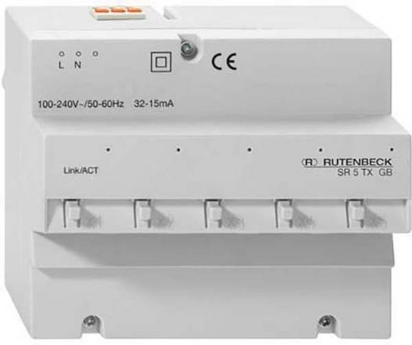 Rutenbeck 23510503 SR 5TX GB síťový switch  10 / 100 / 1000 MBit/s
