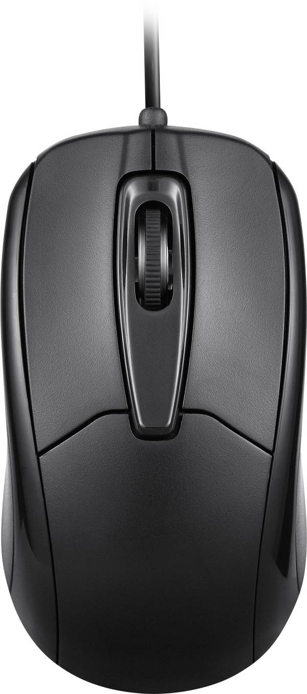 Perixx PERIMICE-209 C Black optická myš, přenos kabelový, 3 tlačítko, 1000 dpi, černá
