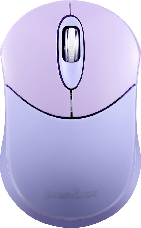 Perixx PERIMICE-802 Purple optická myš, přenos Bluetooth®, 3 tlačítko, 1000 dpi, nachová