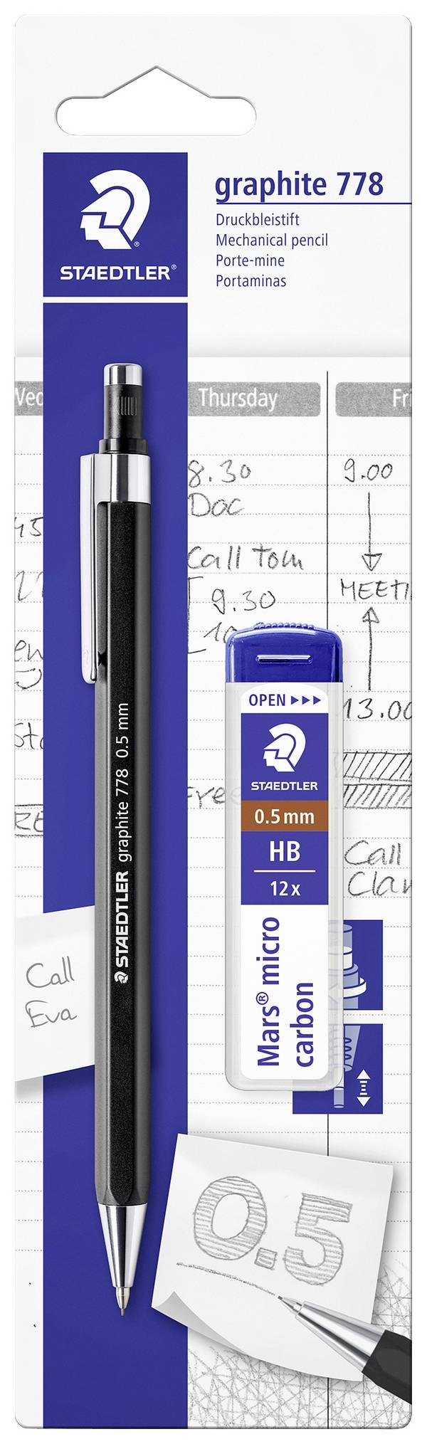 Staedtler 7785ABK25D mikrotužka 0.5 mm Označení tvrdosti: HB