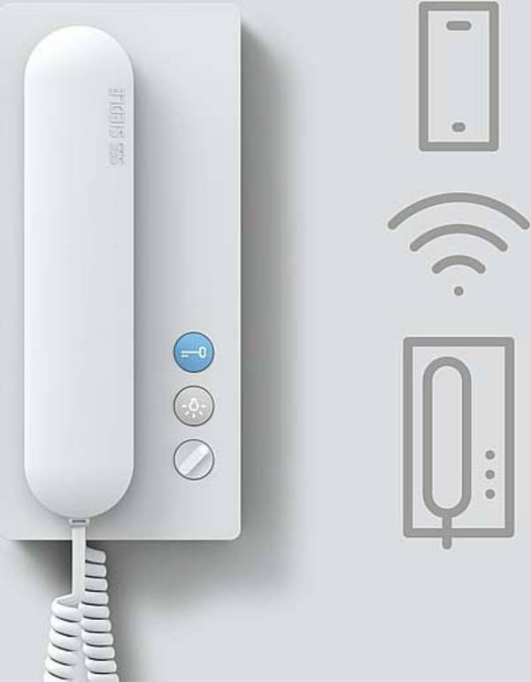 Siedle IQ HTA Wi-Fi domovní telefon vnitřní jednotka, vícebarevná, 210010100-00