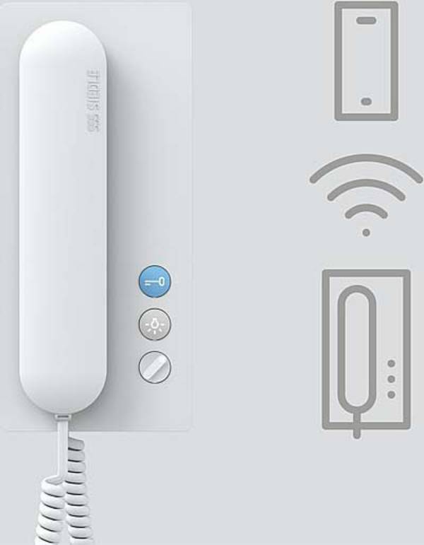 Siedle IQ HTS Wi-Fi domovní telefon vnitřní jednotka, pro 2 rodiny, 210009625-00