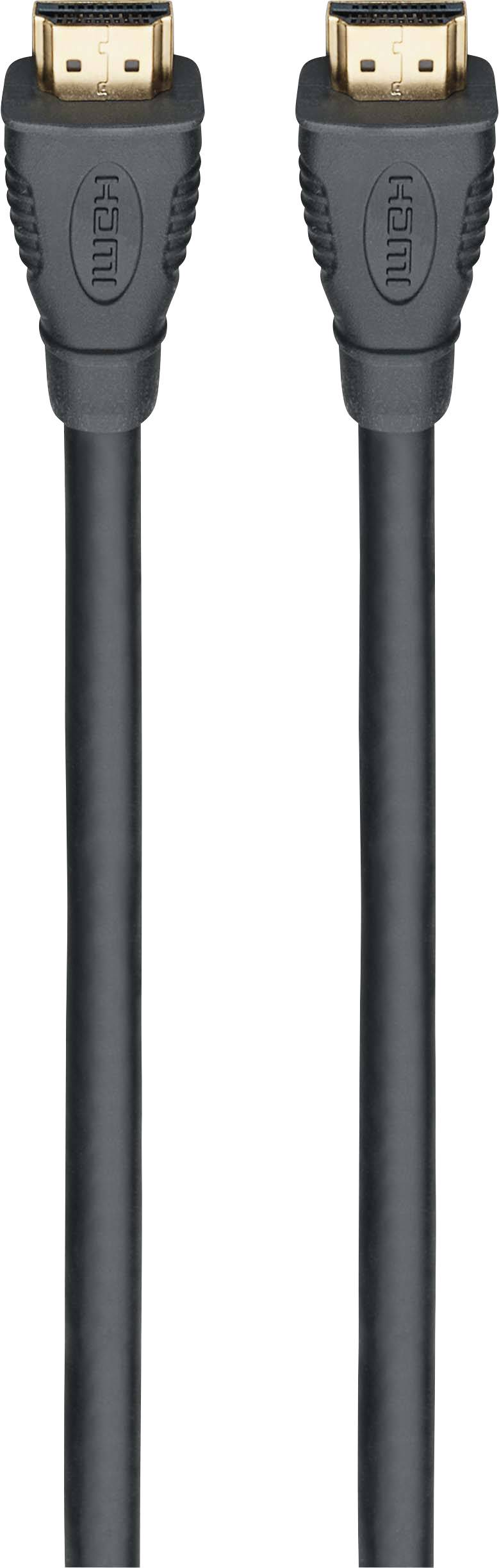 Dva černé HDMI kabely se zlatými kontakty, které běží rovnoběžně vedle sebe.