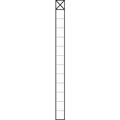 Tetris - videohra s 13 horizontálně naskládanými, stejnoměrnými bloky v úzkém, protáhlém obdélníkovém herním poli.