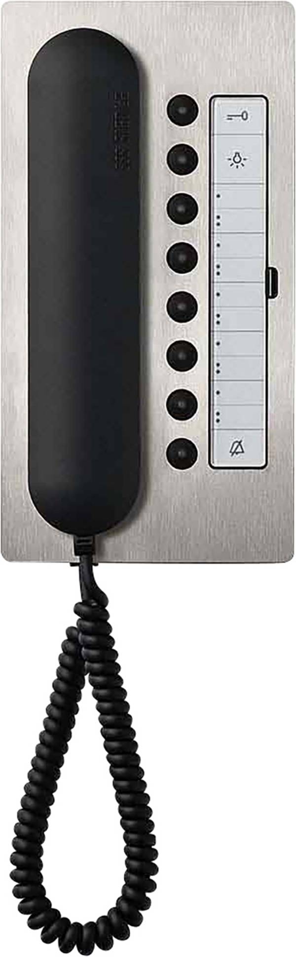 Siedle BTC 850-02 WH/S kabelový domovní telefon černá, 200041483-00