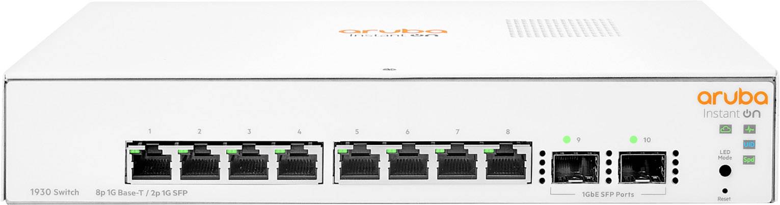 Hewlett Packard Enterprise JL680A HPE Aruba IOn 1930 8G 2SFP Switch síťový switch 8 + 2 porty-1