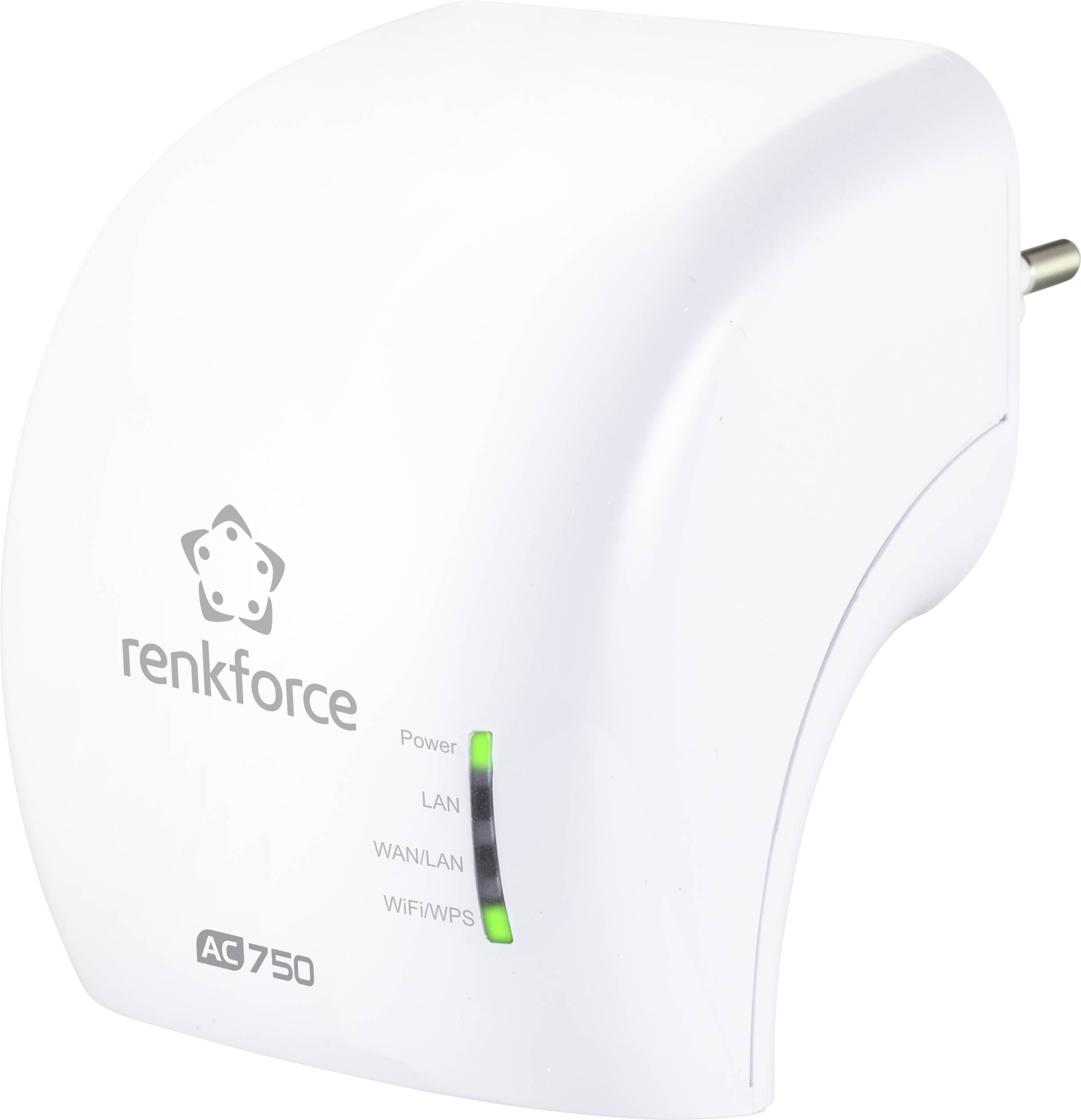Renkforce RF-WFE-200 Wi-Fi repeater 733 MBit/s 2.4 GHz, 5 GHz