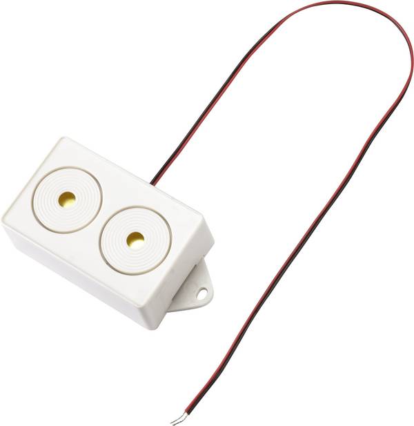 TRU COMPONENTS TC-9202096 piezo bzučák Hlučnost: 102 dB  Napětí: 12 V/DC siréna 1 ks