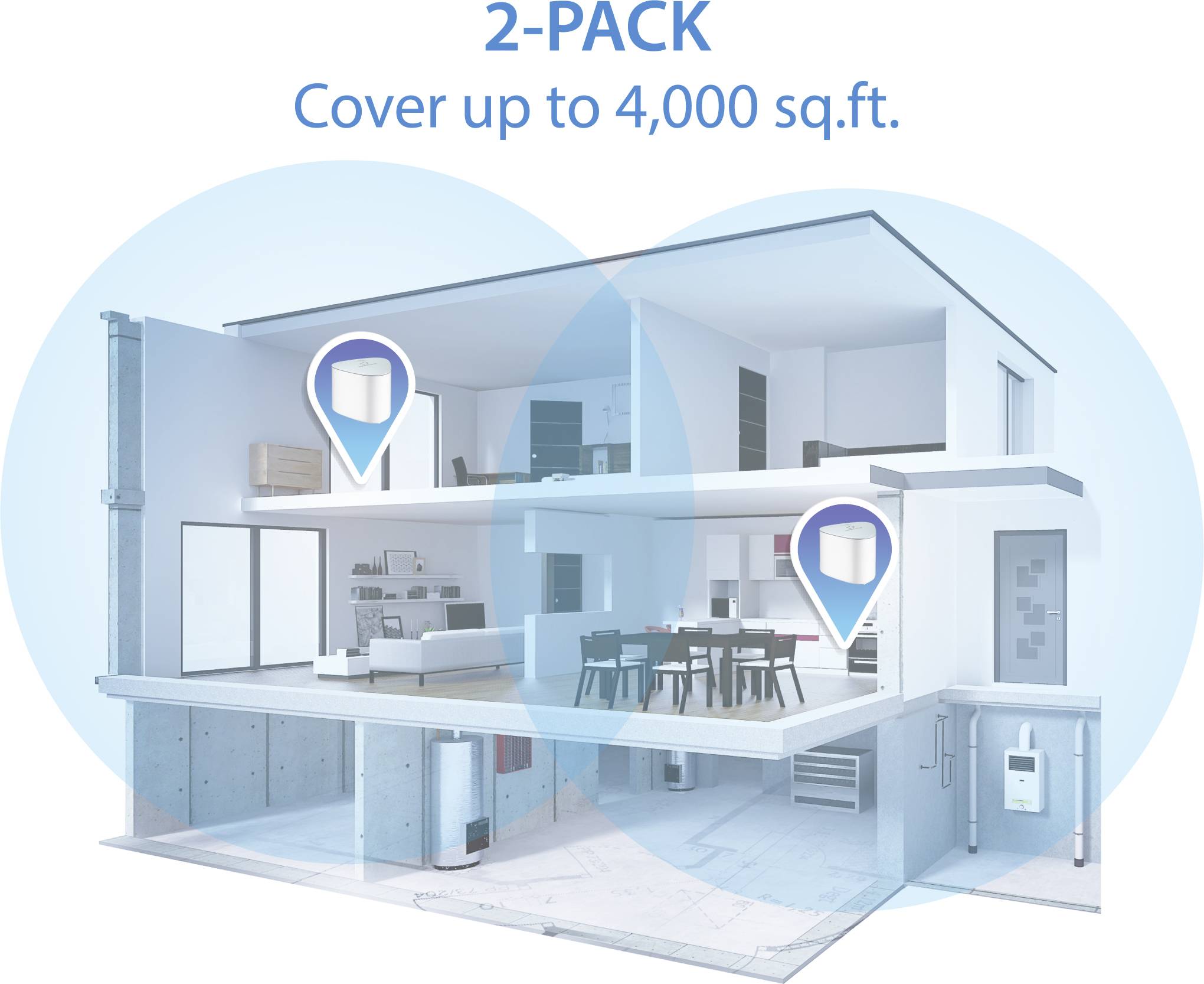 Renkforce RF-WMH-310 Single Wi-Fi router 10 / 100 / 1000 MBit/s 2.4 GHz, 5 GHz-7