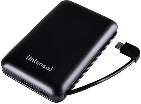 Intenso XC10000 powerbanka Li-Pol, 10000 mAh, USB-A, USB-C®, černá, Indikátor stavu