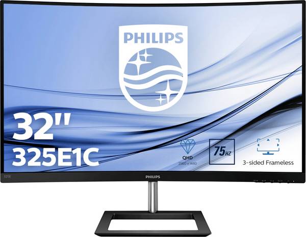 Philips Monitore 325E1C LCD monitor 81.3 cm (32 palec)2560 x 1440 Pixel, 16:9, 4 ms, VA LED