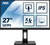 AOC U27P2 LCD monitor 68.6 cm (27 palec)3840 x 2160 Pixel, 16:9, 4 ms, IPS LED