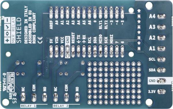 Arduino TSX00003 Arduino® Shield MKR Relay Proto rozšiřující modul Vhodné pro (vývojové sady): Arduino