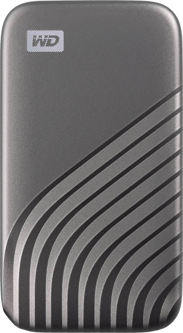 WD My Passport 500 GB, externí SSD HDD 6,35 cm (2,5"), USB-C®, šedá