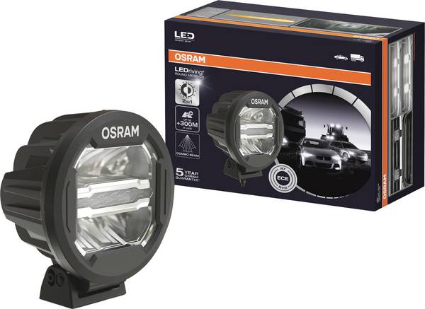 Osram Automotive dálkový světlomet LEDDL111-CB LEDriving® ROUND MX180-CB LED vpředu (d x š x v) 201 x 176 x 126 mm