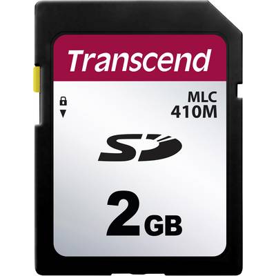 Karta Transcend 2 GB SD zobrazuje paměťový čip s údajem o kapacitě pro digitální zařízení.