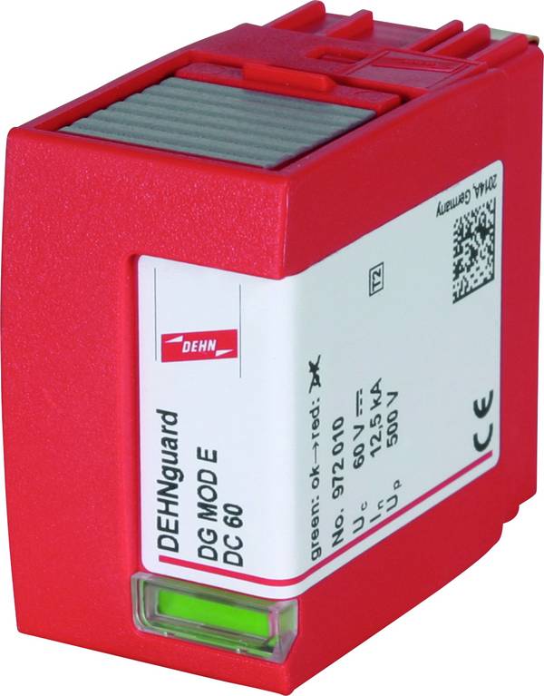 DEHN 972010 DG MOD E DC 60 modul s přepěťovou ochranou   12.5 kA  1 ks