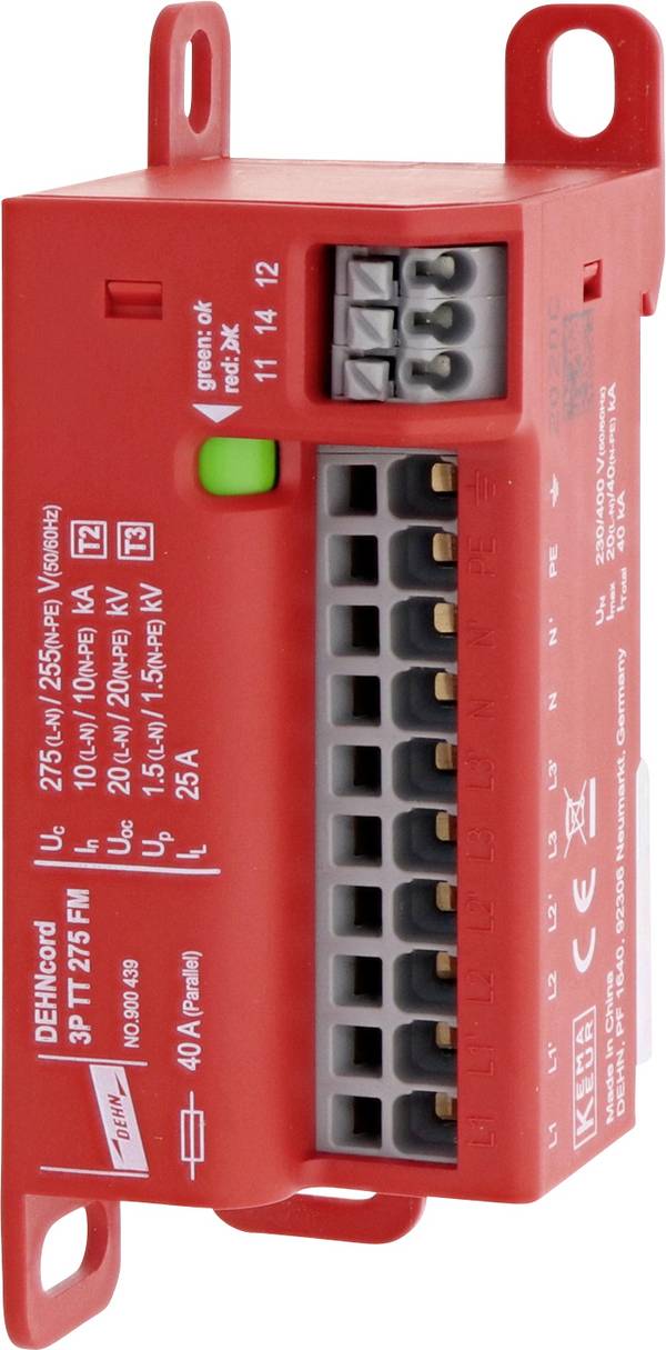 DEHN 900439 DCOR 3P TT 275 FM svodič přepětí     1 ks