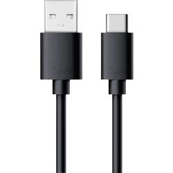 RealPower USB kabel USB 2.0 USB-A zástrčka, USB-C ™ zástrčka 60.00 cm černá 255650