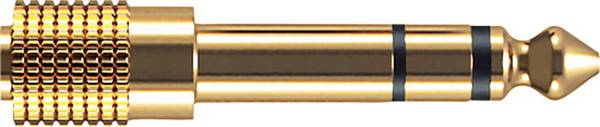 <br>  Oehlbach<br>  D1C35021<br>  i-Jack AD 35/63<br>  jack<br>  audio<br>  adaptér<br>  [1x jack zásuvka 3,5 mm - 1x jack zástrčka 6,3 mm (stereo)]<br>  zlatá<br>
